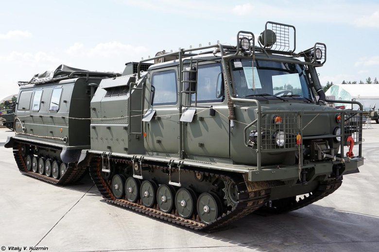 Газ 3344 20 двухзвенный снегоболотоход