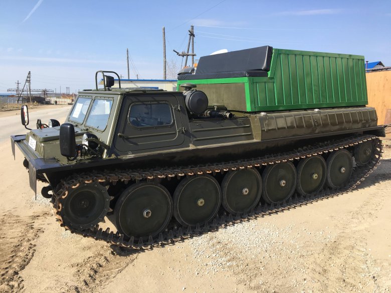 Гусеничный снегоболотоход газ 34039