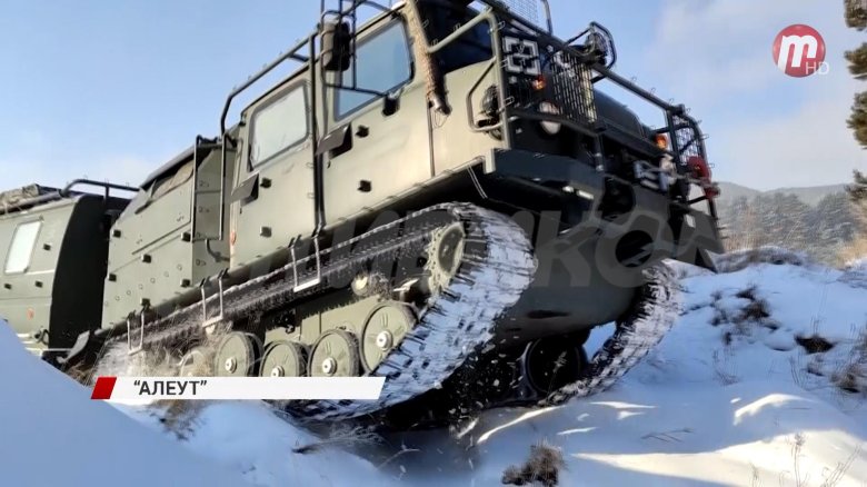 Гусеничный снегоболотоход «русак-3918»