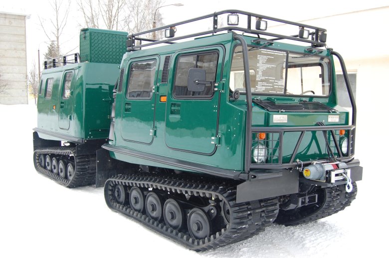 Газ-3351 двухзвенный снегоболотоход