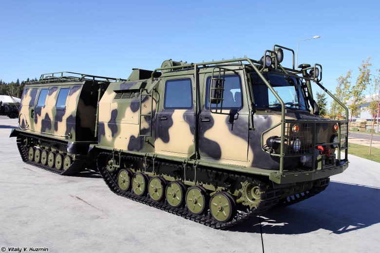 Газ 3344 20 двухзвенный снегоболотоход