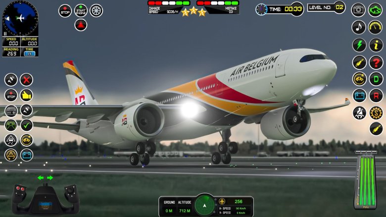 Симулятор полета самолета