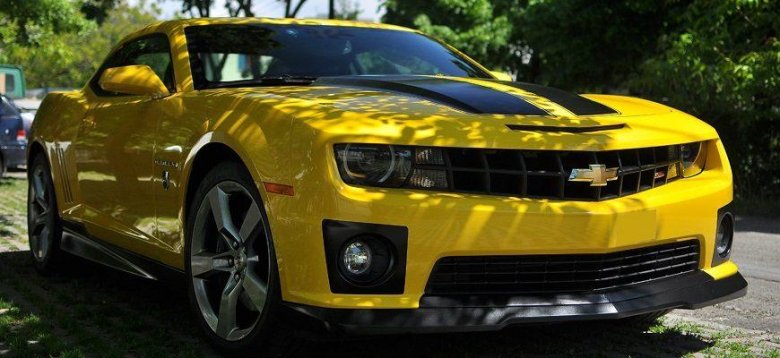 Chevrolet camaro ss 2010 жёлтый