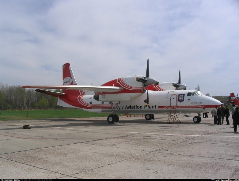 Пожарный самолет ан-32п россия