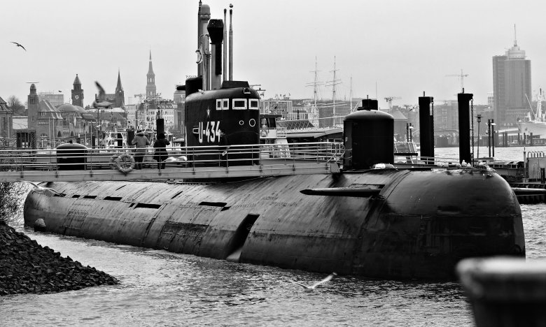 Гамбург подводная лодка музей