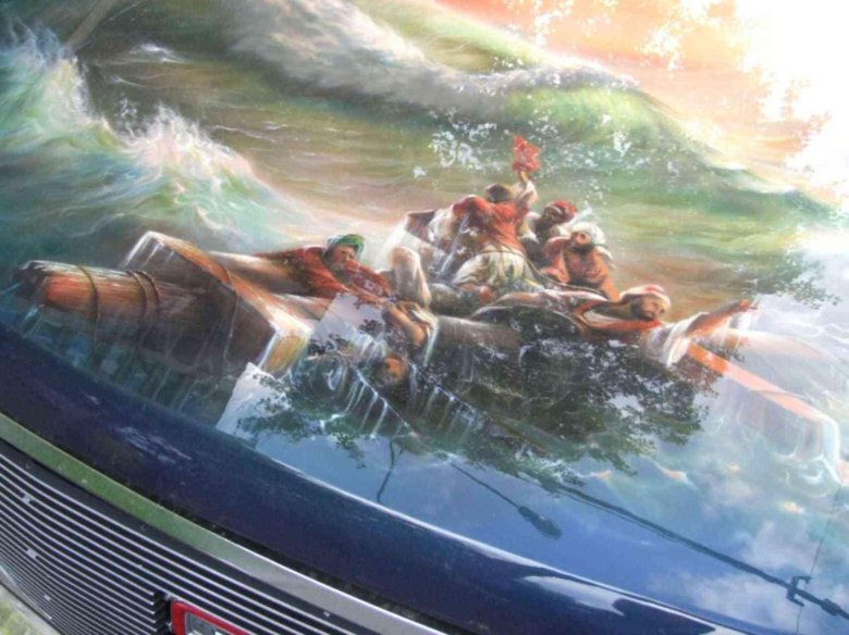 Аэрография картины