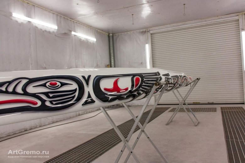 Аэрография на катер