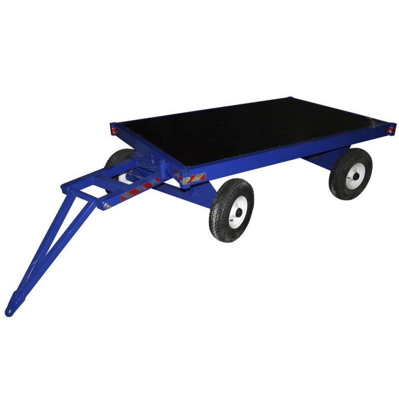 Тележка большегрузная с фанерным настилом бт 1 н 1250х2000