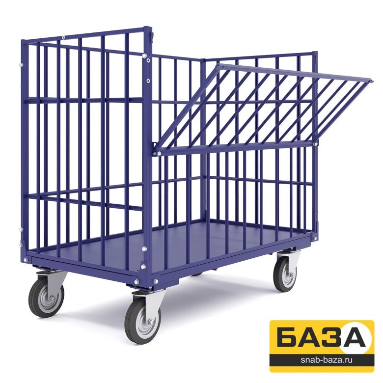 Сетчатый контейнер без крышки 800х1200х920мм rusklad ксм-6 200