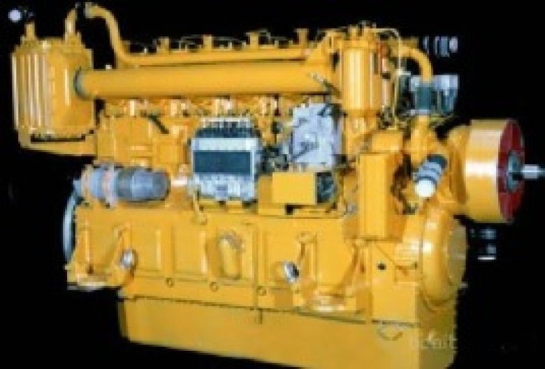 Судовой дизельный двигатель