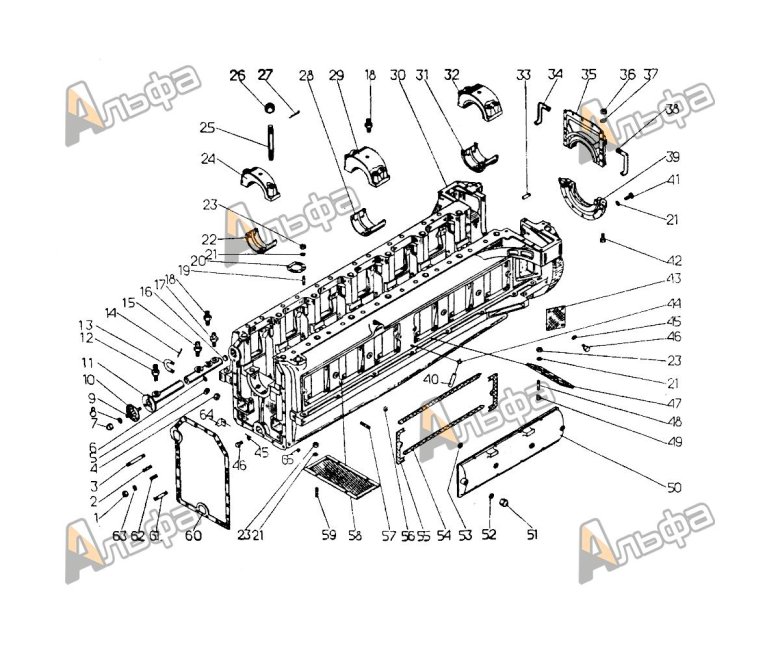 Рама дизеля пд1м