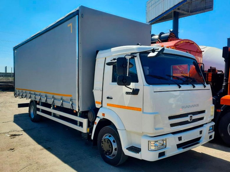 Камаз тентованный (шторно-бортовой)