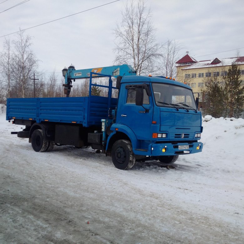 Камаз 4308 с кму