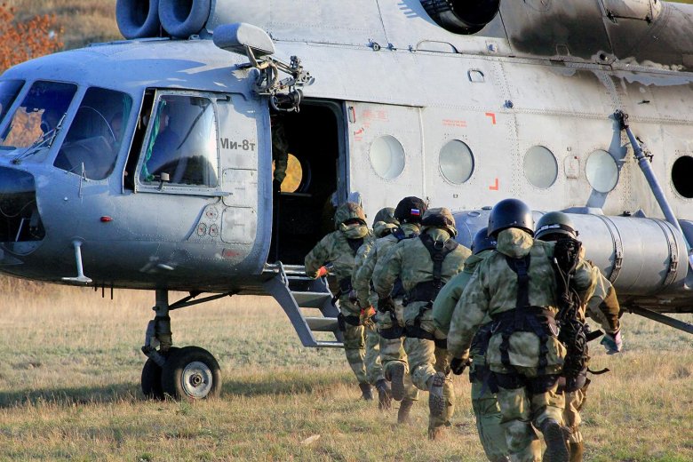 Ми-8 амтш десантирование спецназа