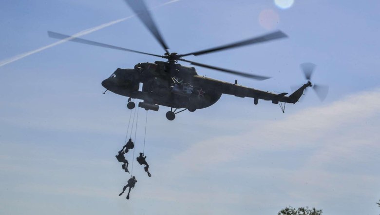 Ми-8 амтш десантирование спецназа