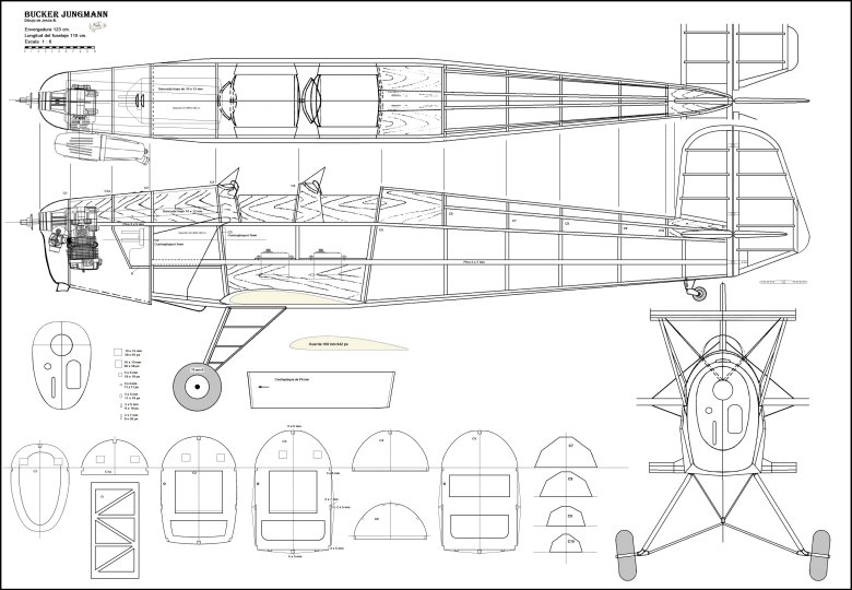 Самолет ньюпорт 17 чертежи