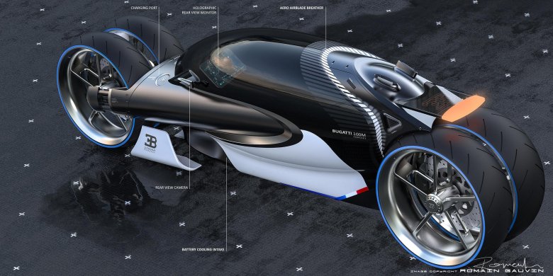 Bugatti type 100m concept