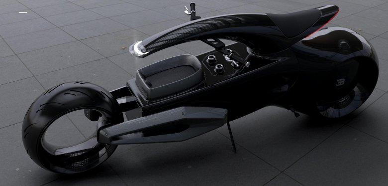 Электромотоцикл бугатти