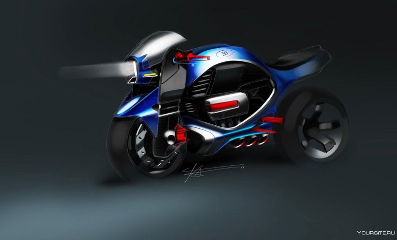 Новый мотоцикл бугатти