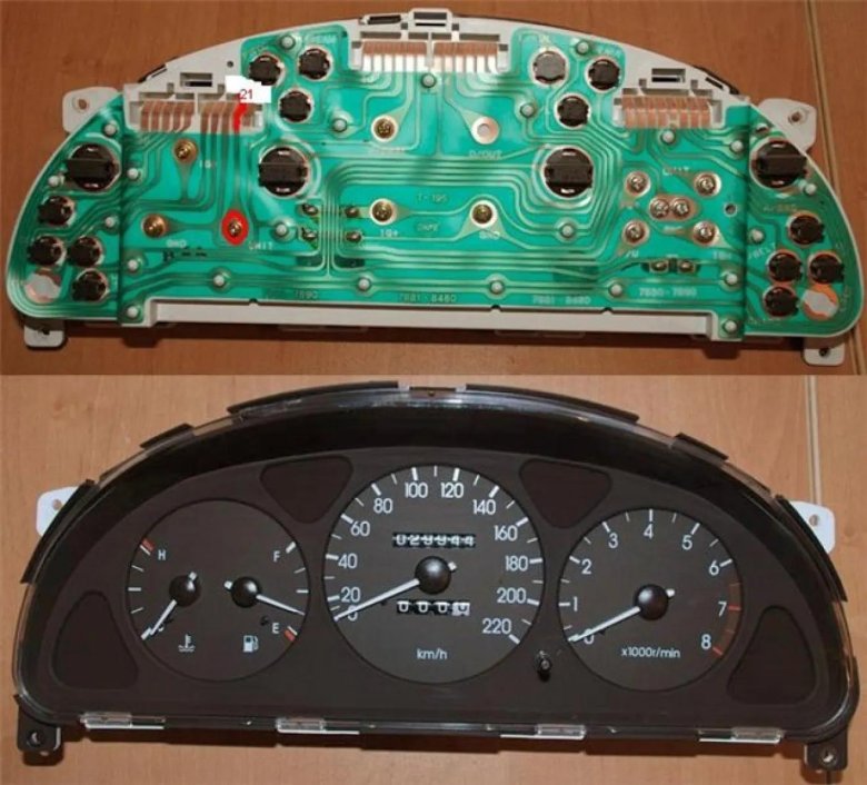 Панель приборов шевроле ланос с тахометром