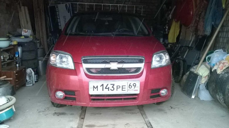 Противотуманные фары шевроле авео т250