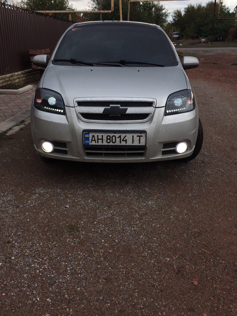 Шевроле авео т250 с туманками