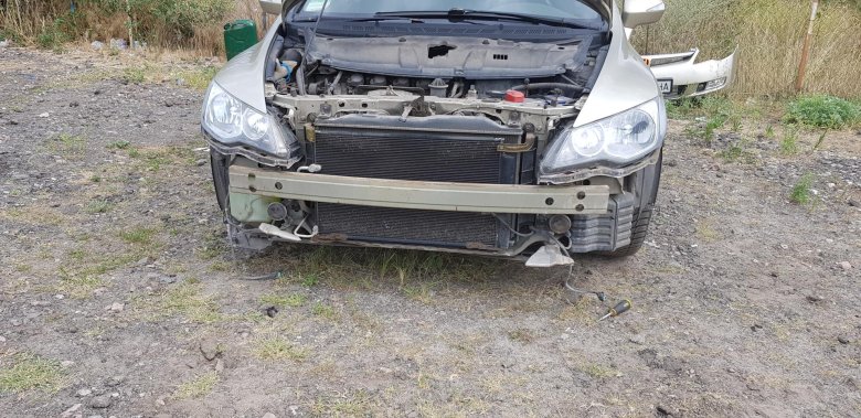 Хонда цивик 4д без переднего бампера