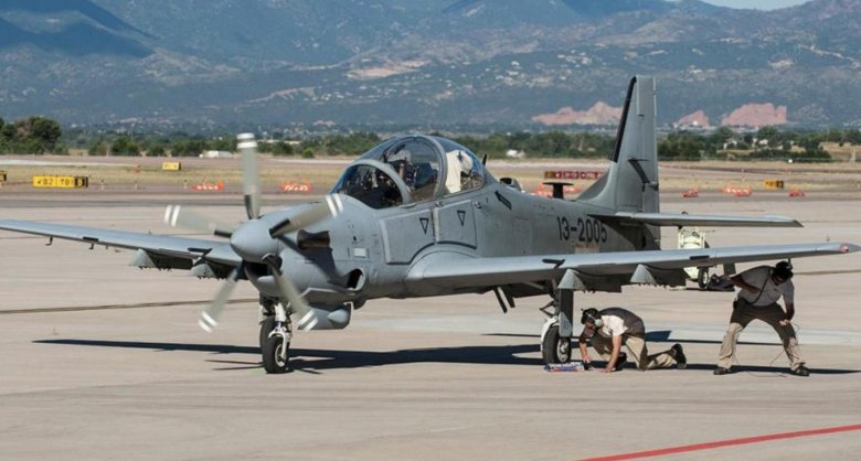 Штурмовики а-29 super tucano