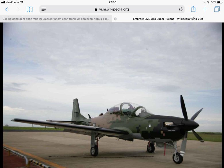 Штурмовики emb 314 super tucano