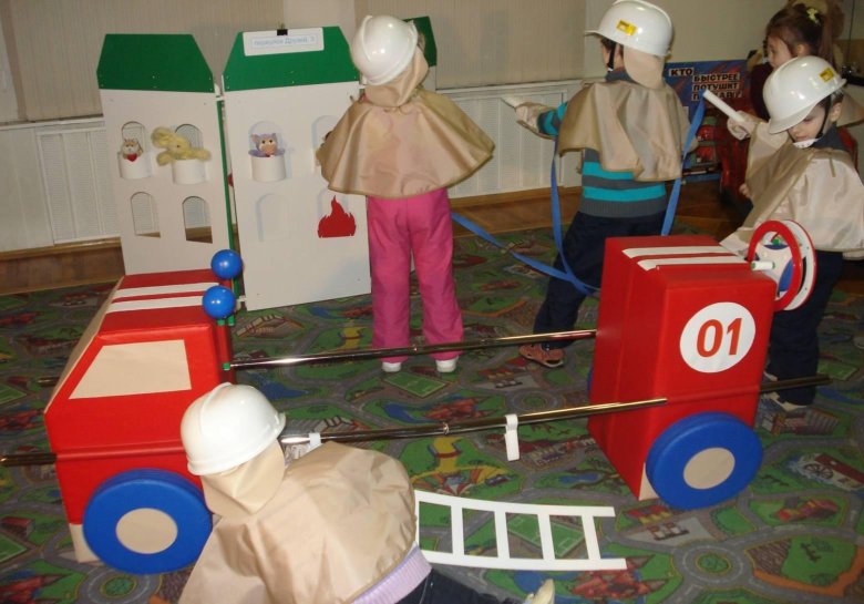 Сюжетно ролевая игра пожарные