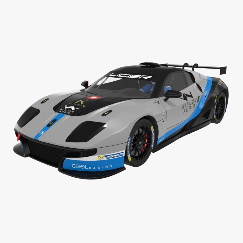 Модель гоночного автомобиля