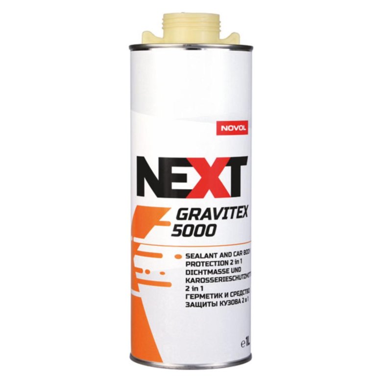 Антигравий novol next gravitex 5000 с герметиком