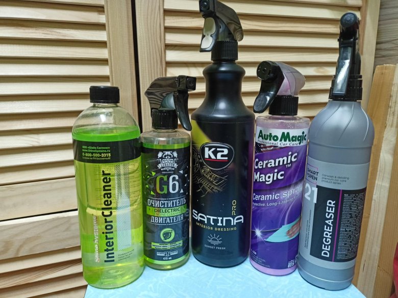 Детейл средства для машины