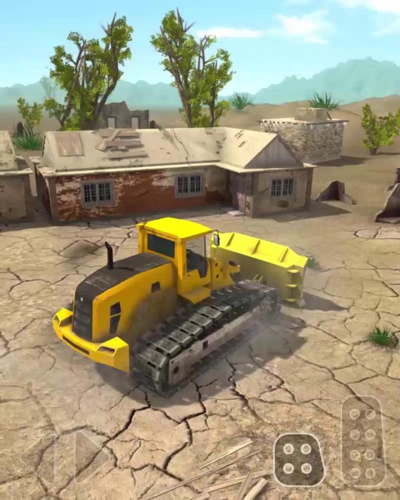 Bulldozer destruction
