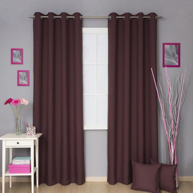 Штора на люверсах