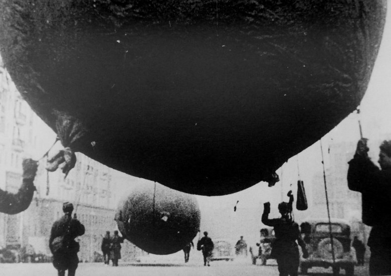 Аэростаты в москве 1941