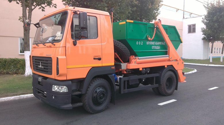 Маз мусоровоз бункеровоз