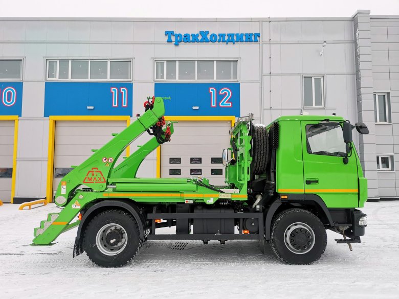 Мусоровоз маз