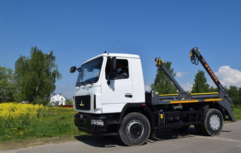 Маз портальный погрузчик