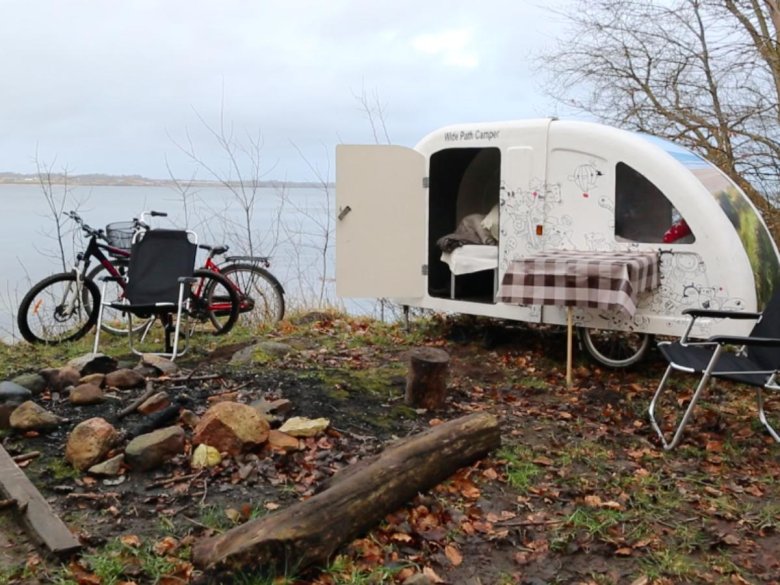 Велосипедный трейлер wide path camper