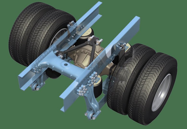 Подвеска грузового автомобиля