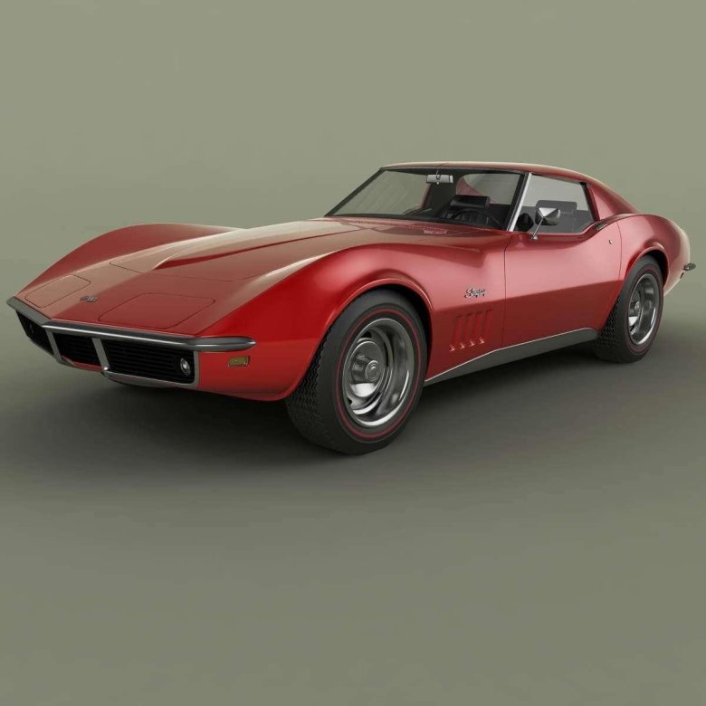 Corvette c3 3d model