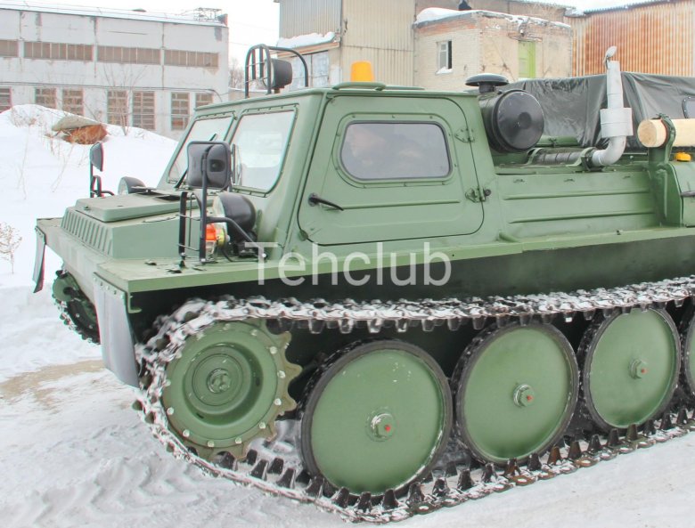 Гусеничный вездеход гтсм газ-71