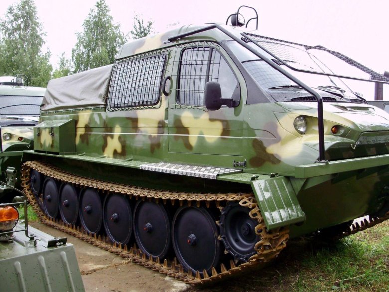 Гусеничный снегоболотоход газ 34039