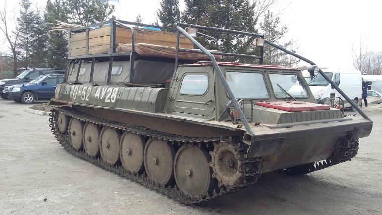 Гусеничный снегоболотоход газ 3409 бобр