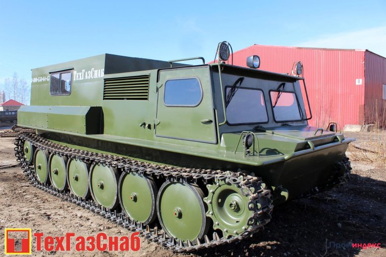 Газ 34039-32 гусеничный снегоболотоход
