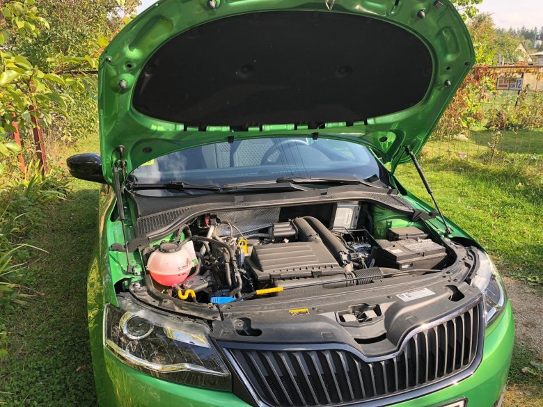 Амортизаторы капота skoda rapid