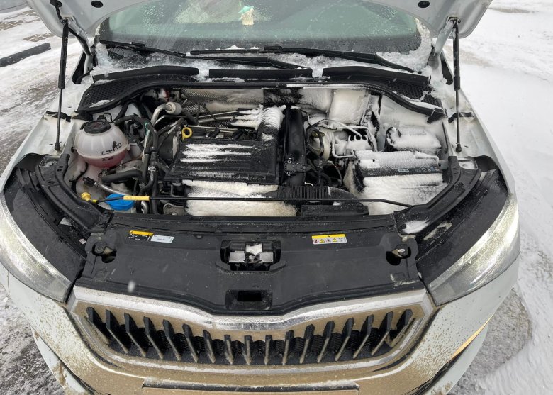 Шкода кодиак подкапотное пространство