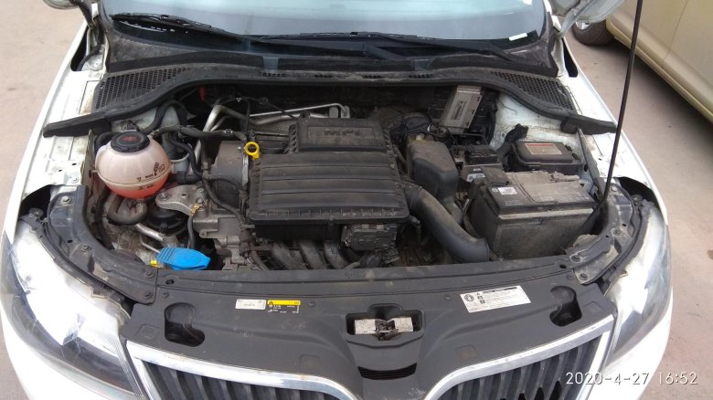 Шкода рапид 2017 под капотом