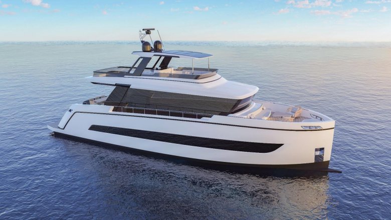 Моторный катамаран